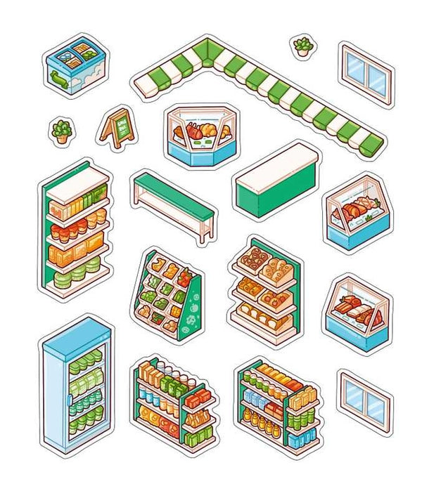 Stickers avec pince de précision cozy stickers