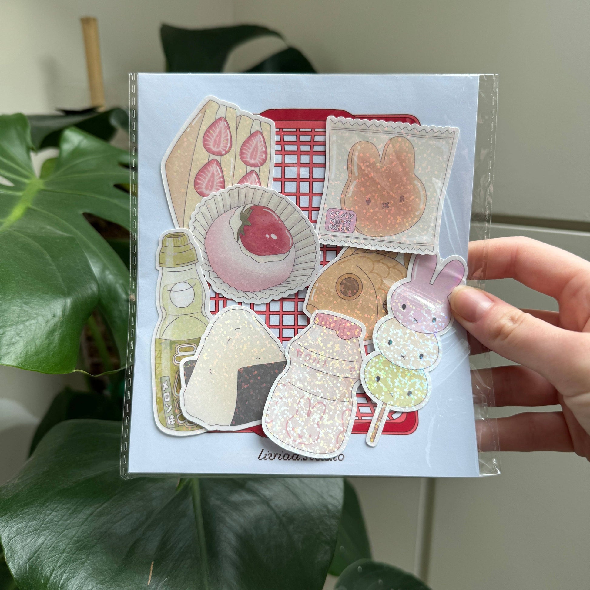 Japan Food Sticker Pack – Pack de 8 Stickers Kawaii Nourriture Japonaise Liviaa.studio