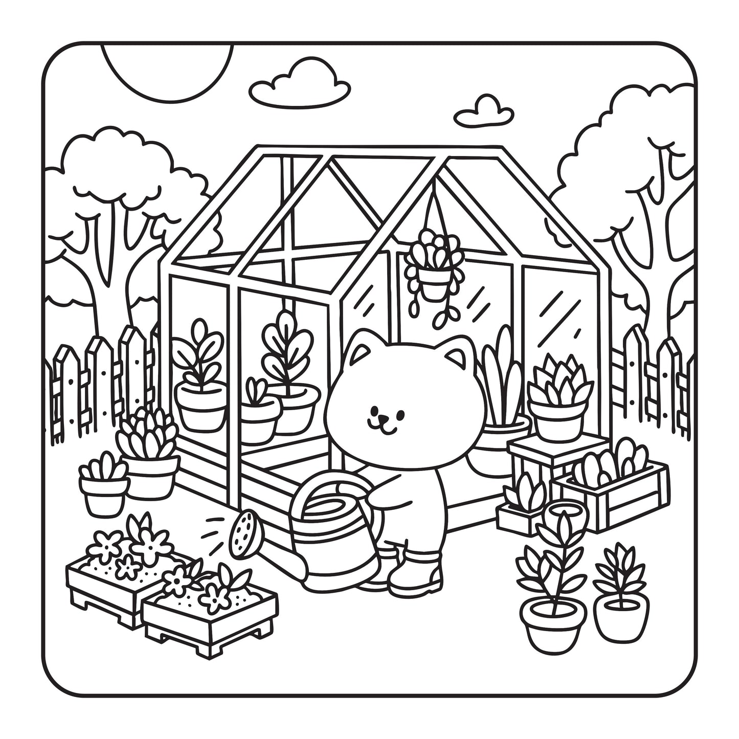 Stylo à peinture blanche inclus dans le grand coffret de coloriage enfant