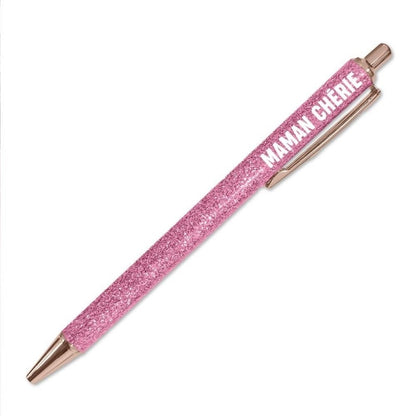 Stylo pailleté Maman Chérie – Idée cadeau maman original JOY!