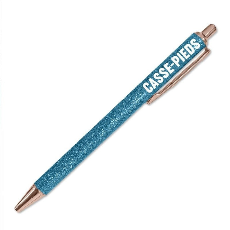 Stylo pailleté Casse-Pieds – Stylo fun cadeau humour JOY!