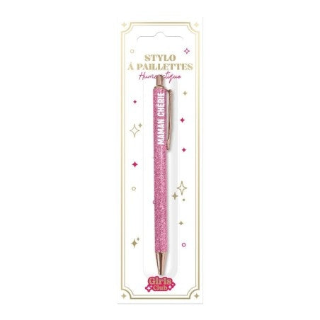 Stylo pailleté Maman Chérie – Idée cadeau maman original JOY!