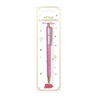 Stylo pailleté Maman Chérie – Idée cadeau maman original JOY!