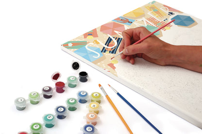 Peinture au Numéro À la Plage – Graine Créative GRAINE CREATIVE