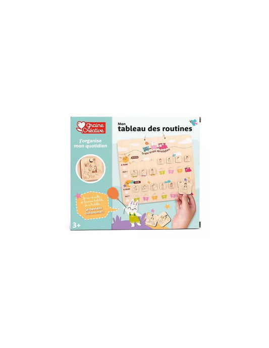 Mon Tableau des Routines en Bois – Graine Creative | Autonomie dès 3 ans GRAINE CREATIVE