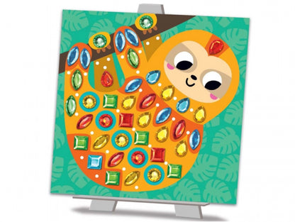 DIAMS Mosaïque "Tropicoanimo" (CREALIGN) | Coffret 6 tableaux scintillants dès 3 ans Créa lign