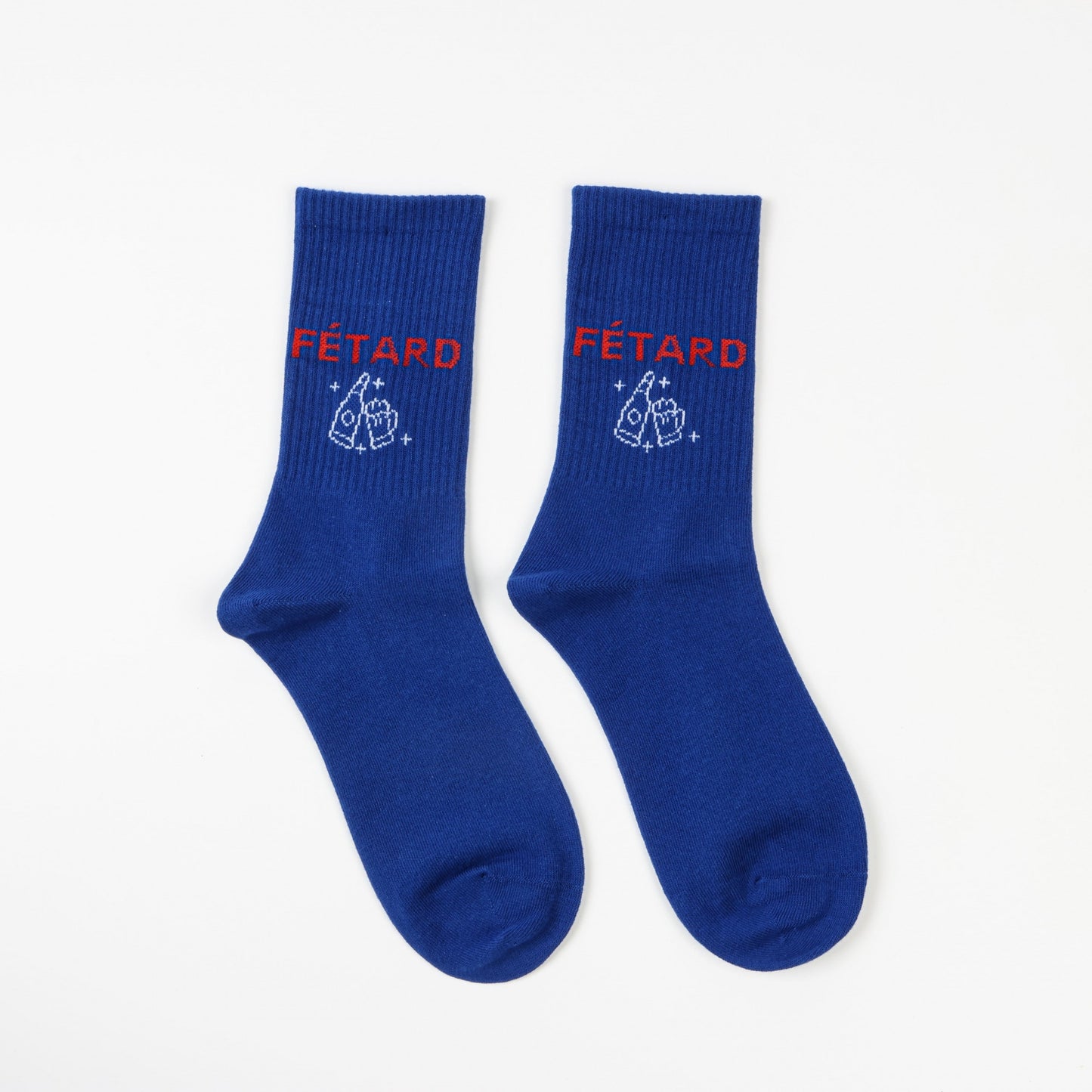 Chaussettes à message FÊTARD – Humour & Confort (39/45) JOY!