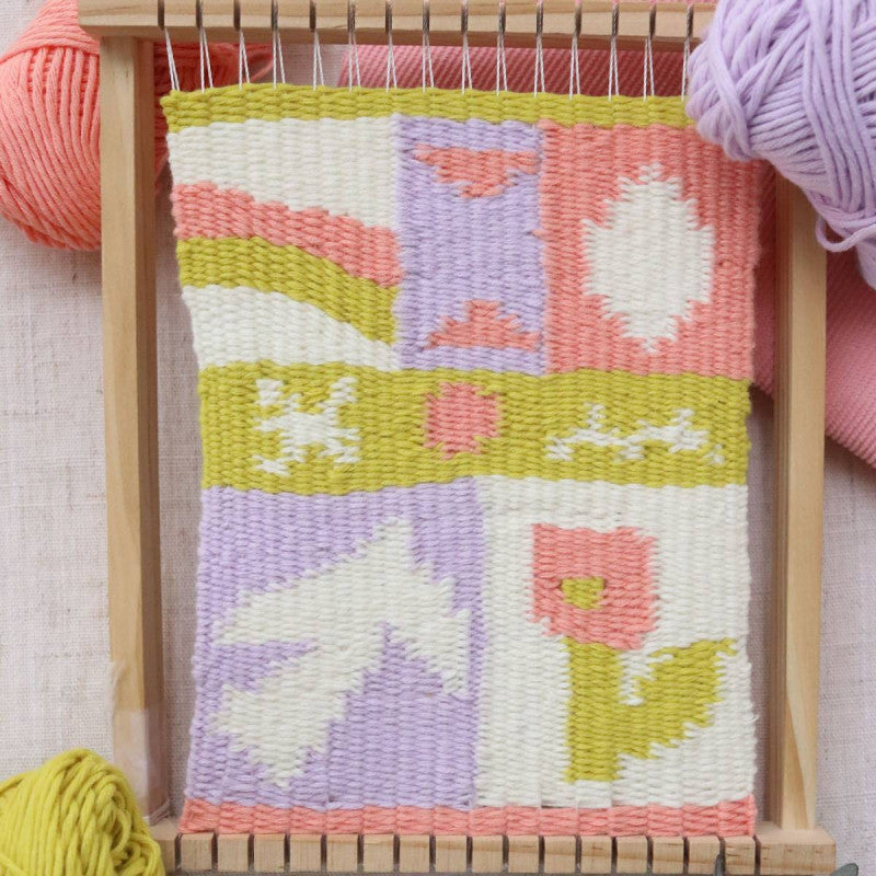 Kit DIY Tissage Mural Pop – Tissage Débutant avec Métier à Tisser | La Petite Épicerie LA PETITE EPICERIE
