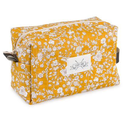 Kit couture trousse de beauté Madeleine – Trousse matelassée Liberty Fabrics Com'1 Idée