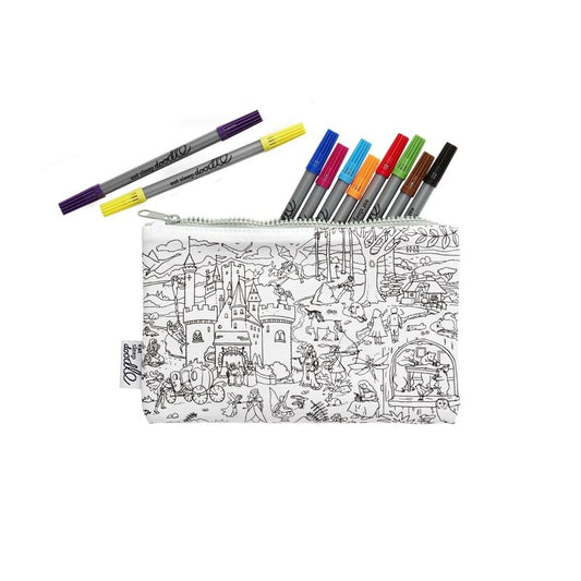 Trousse à colorier Contes de fées lavable – Trousse créative avec feutres eatsleepdoodle EU