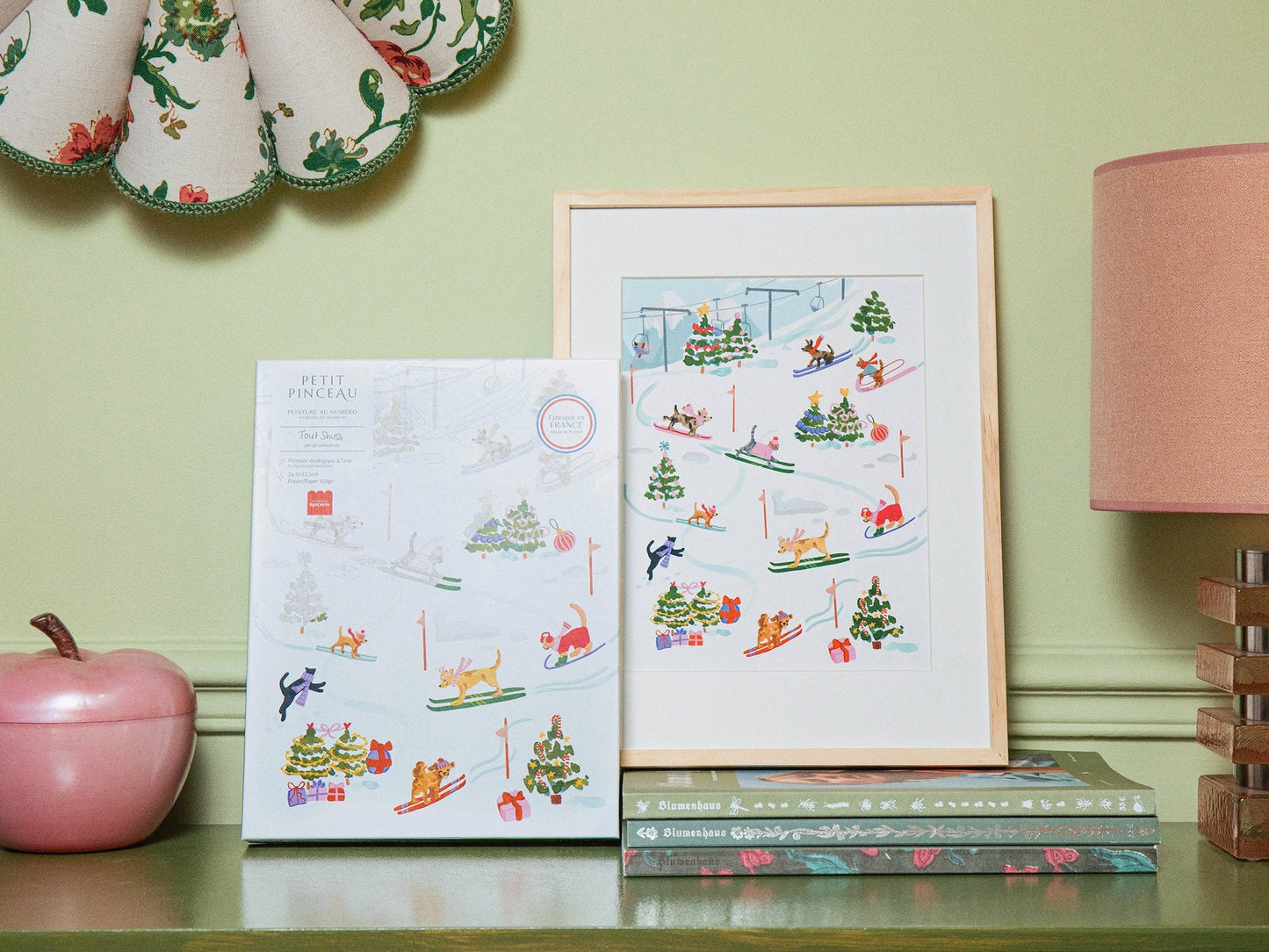 Illustration poétique hiver et montagne Sabina Fenn