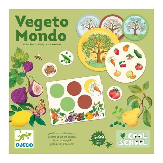 Vegeto Mondo Djeco – Jeu de Loto Éducatif sur les Saisons, Fruits & Légumes Djeco
