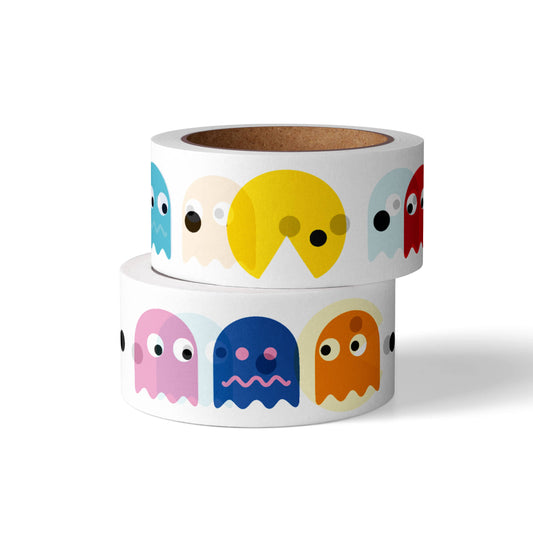 Washi Tape Pac Man – Ruban Adhésif Gaming Rétro Kawaii Studio Inktvis B.V.