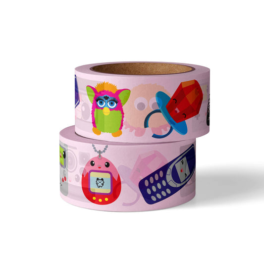 Washi Tape Années 90 Pop Culture – Ruban Adhésif Rétro Kawaii Studio Inktvis B.V.