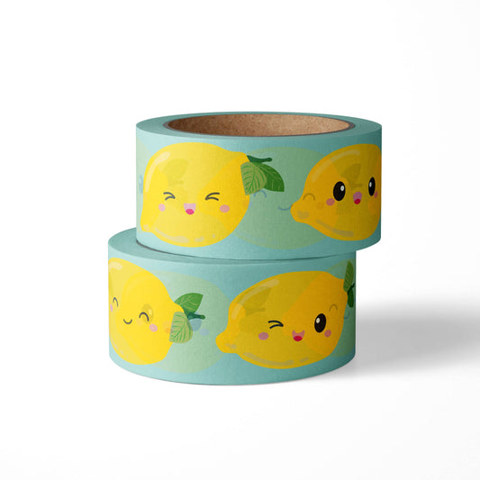 Washi Tape Citron – Ruban Adhésif Décoratif Kawaii & Bullet Journal Studio Inktvis B.V.