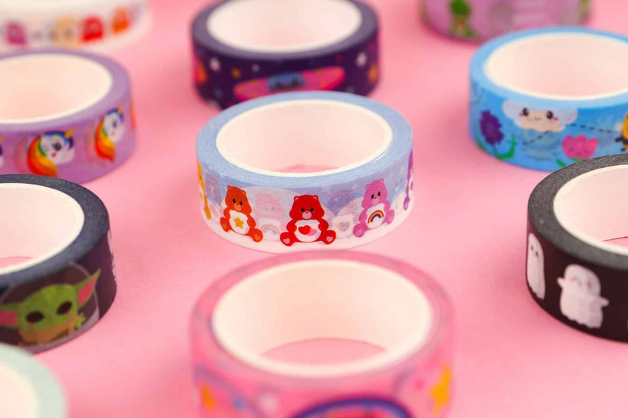 Washi Tape Care Bears – Ruban adhésif coloré Studio Inktvis Bullet Journal studio inktvis