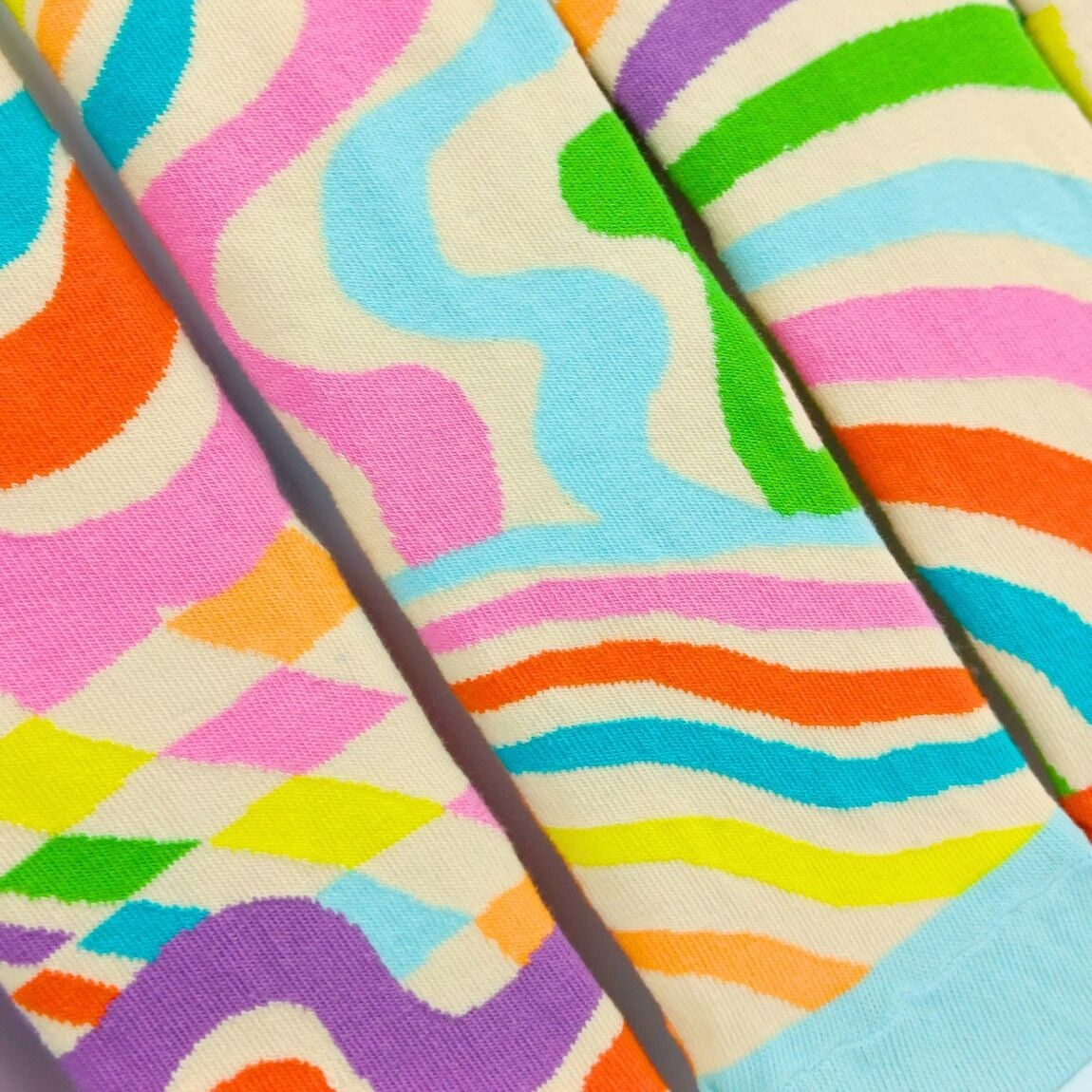 RESTEZ GROOVY – Coffret 6 Chaussettes Dépareillées | United Oddsocks | Taille 37-42 United Oddsocks