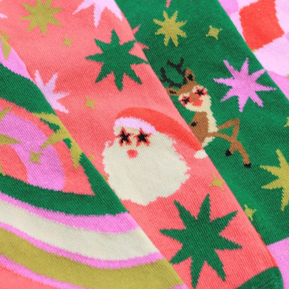 MERRY & BRIGHT – Coffret 4 Chaussettes Dépareillées | United Oddsocks | Taille 37-42 United Oddsocks