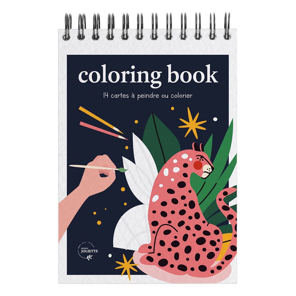 Carnet de coloriage A6 – Wild Maison Joliette Maison Joliette
