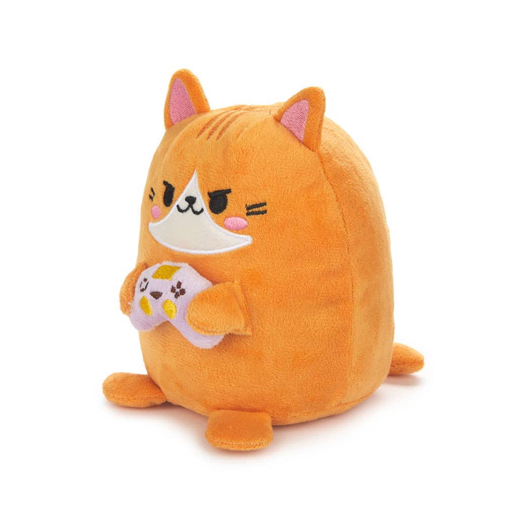 Serre-livres Kawaii Gamer Orange – Balvi | Chat décoratif & cale-porte doux Balvi