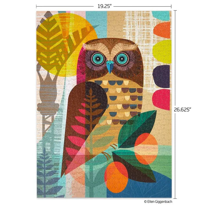 Ruru Hibou | Puzzle 1000 pièces WerkShoppe