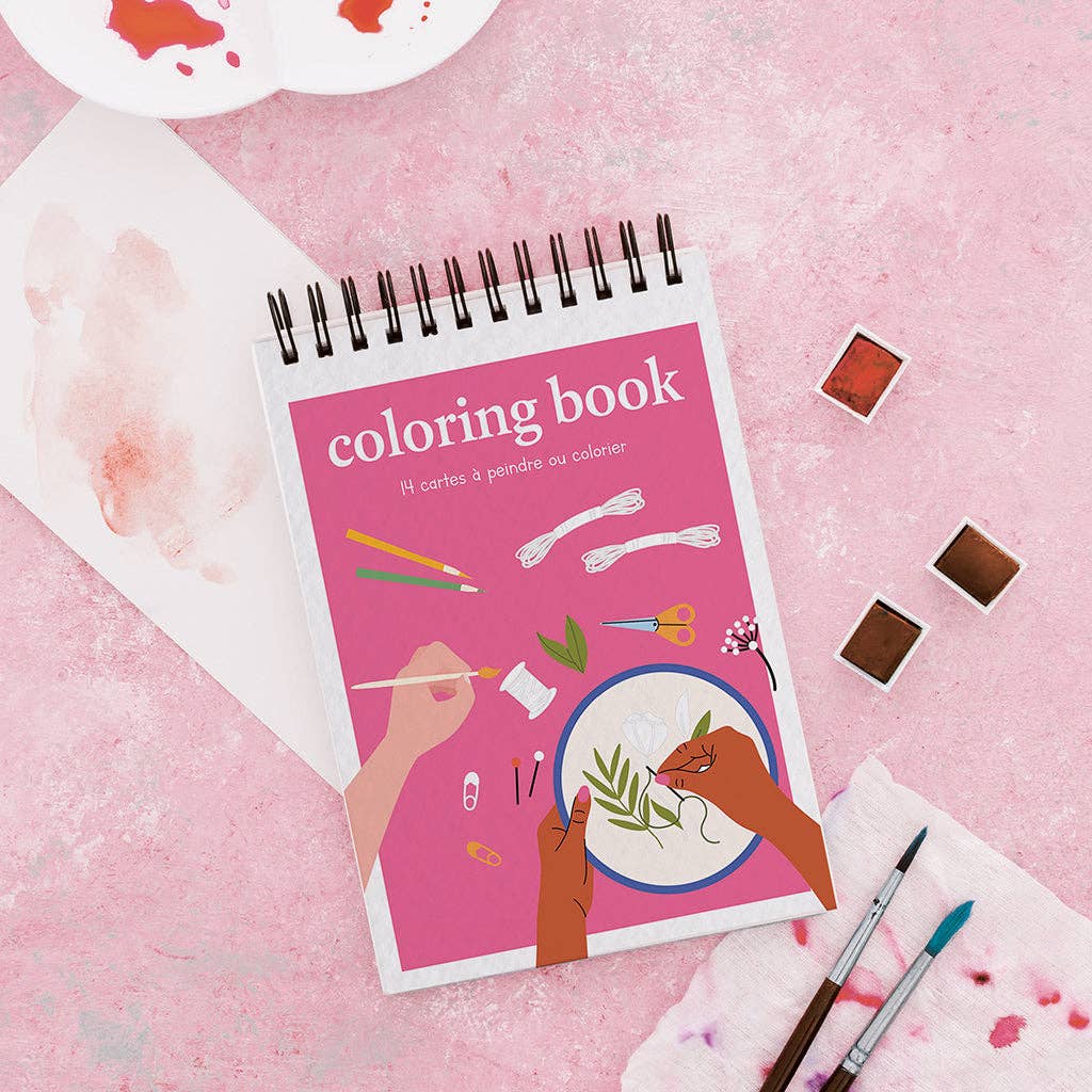 Carnet de coloriage A6 - Do It Yourself Maison Joliette Maison Joliette