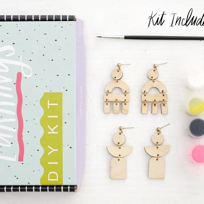 Kit de boucles d'oreilles « Paint Your Own Sydney » Jill Makes