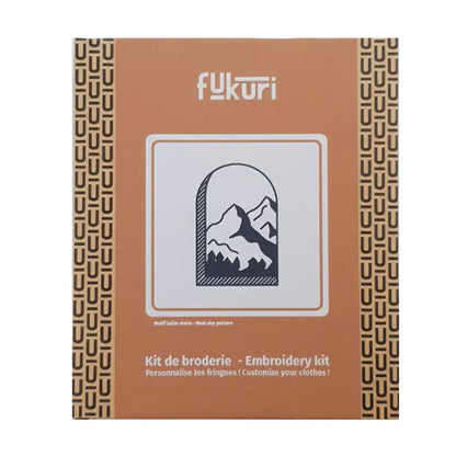 Kit Broderie - DIY - Vue montagnes Fukuri