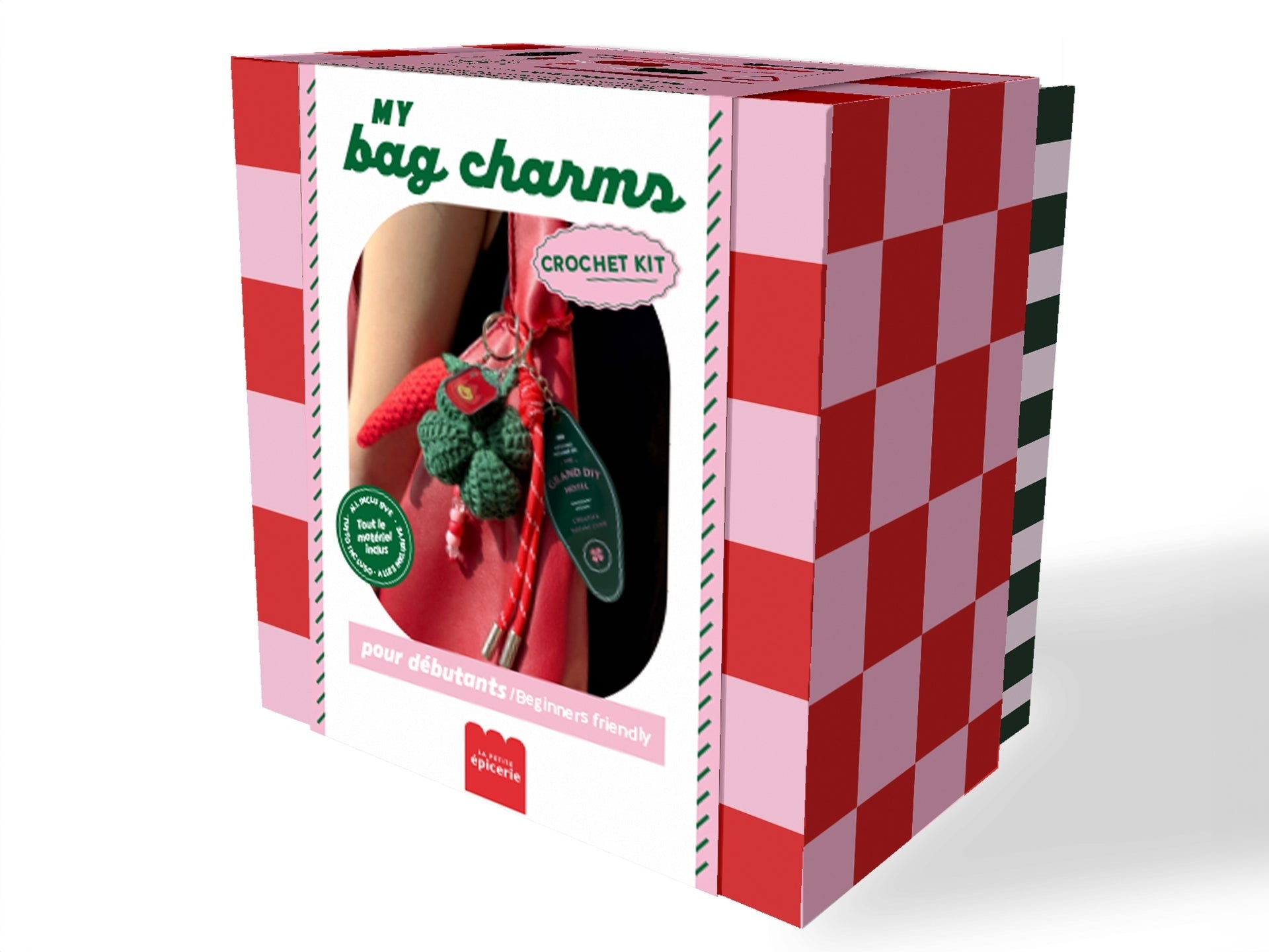 Kit crochet pour débutant – Bag Charms “Lucky Pepper” LA PETITE EPICERIE