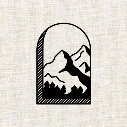 Kit Broderie - DIY - Vue montagnes Fukuri
