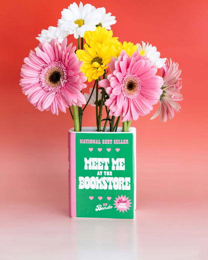 Vase à livres, retrouvez-moi à la librairie Ban.do