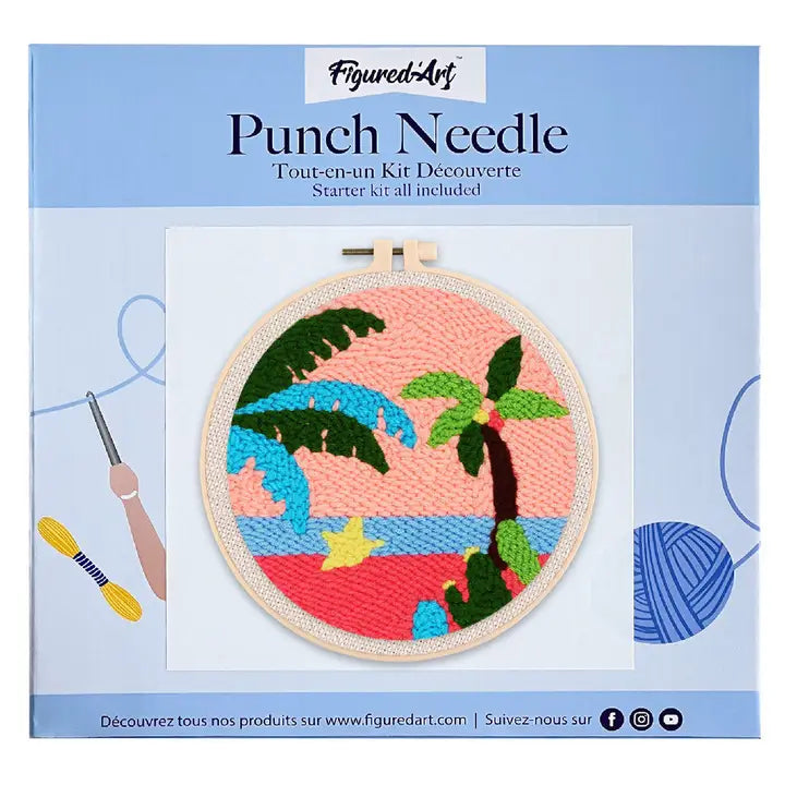 Punch Needle A la Plage Figured'art