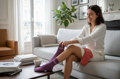 Coffret Trio Chaussettes Paillettes – Géniale / Fofolle / Déjantée (Taille 36-42) JOY!