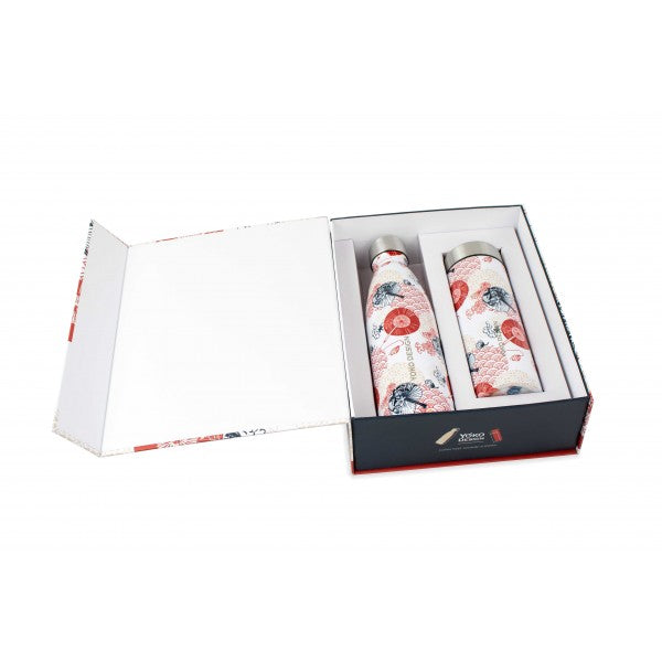 Coffret Cadeau japan 1 bouteille 500 ml et 1 theiere 350ml