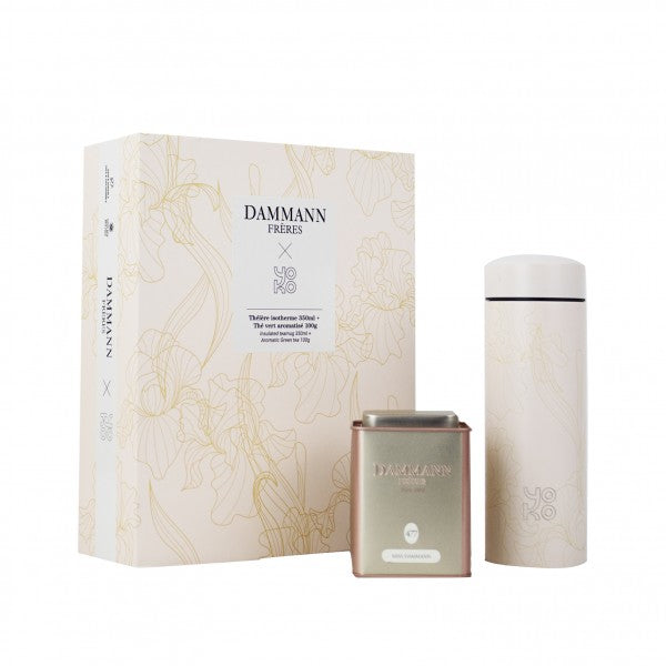 Coffret DAMMANN FRERES théière isotherme 350ml + Thé