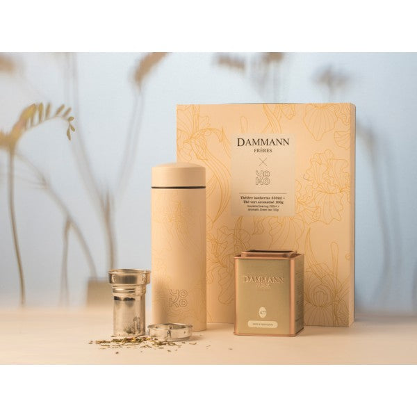 Coffret DAMMANN FRERES théière isotherme 350ml + Thé