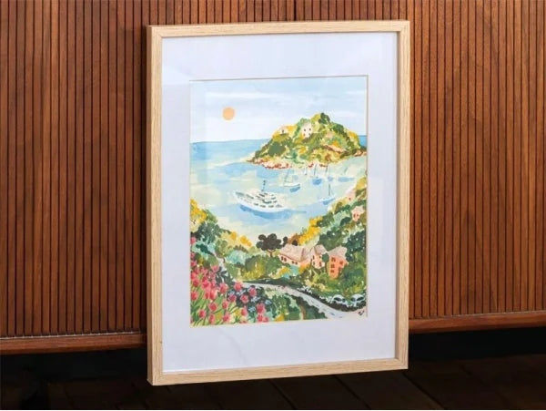 COFFRET PEINTURE AU NUMÉRO - PETIT PINCEAU - BALADE DANS LES CALANQUES PAR SABINA FENN LA PETITE EPICERIE