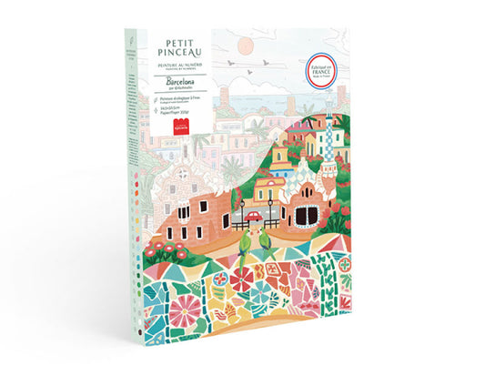 Coffret peinture au numéro - Barcelona par DazlStudio