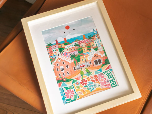 Coffret peinture au numéro - Barcelona par DazlStudio