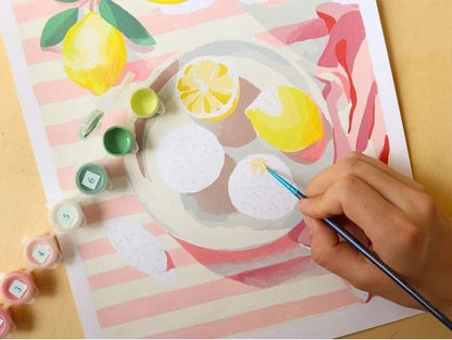 Coffret peinture au numéro - Citrons de Menton par La Petite Epicerie LA PETITE EPICERIE