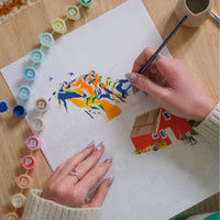 Coffret peinture au numéro - Randonnée en Norvège par Nolwenn Studio LA PETITE EPICERIE