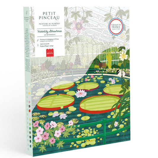 Coffret peinture au numéro - Petit Pinceau - Waterlily par Elaine Lee