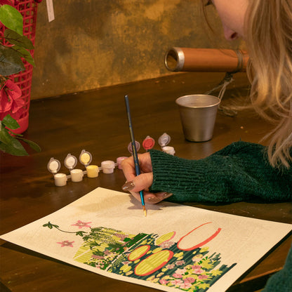 Coffret peinture au numéro - Petit Pinceau - Waterlily par Elaine Lee LA PETITE EPICERIE