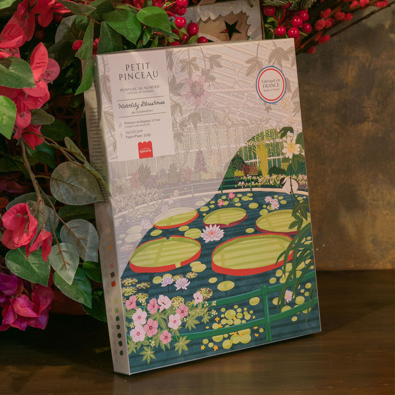 Coffret peinture au numéro - Petit Pinceau - Waterlily par Elaine Lee