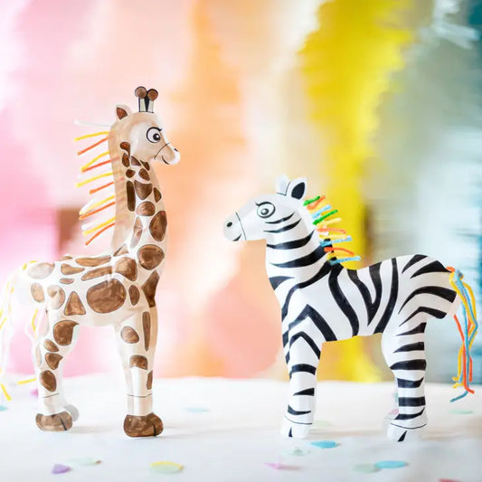 Safari Inflatable Coloring Birthday Pack (x6 Créarts)