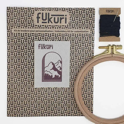 Kit Broderie - DIY - Vue montagnes Fukuri