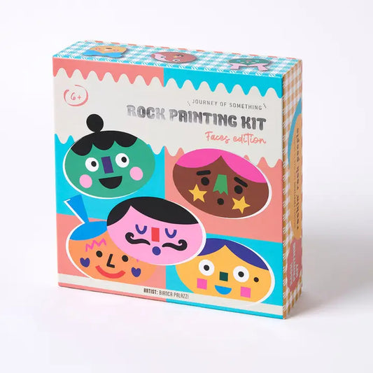 Kit de peinture rupestre pour enfants - Cool Faces Journey Of Something