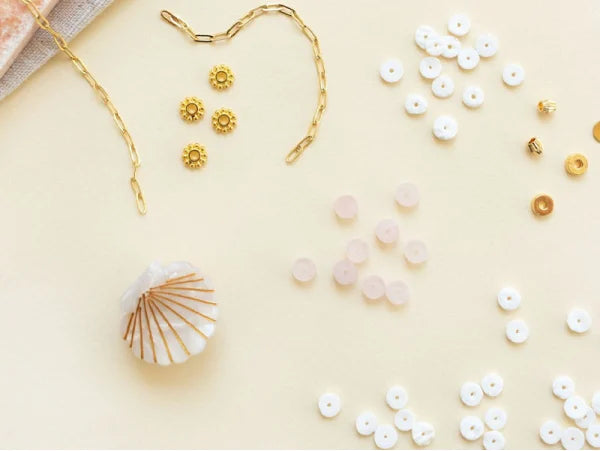 DIY BIJOUTERIE - MON COLLIER EN PERLES HEISHI ET QUARTZ JOY!