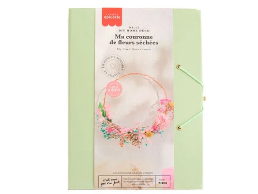 DIY HOME DÉCO - MA COURONNE DE FLEURS SÉCHÉES LA PETITE EPICERIE