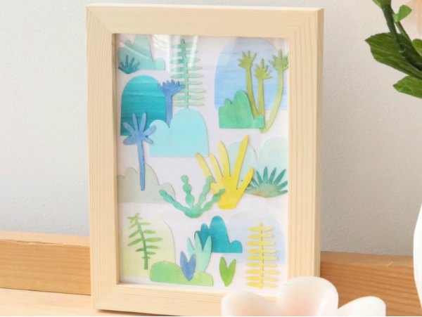 DIY HOME DECO - Papiers découpés à l'Aquarelle - Peinture LA PETITE EPICERIE